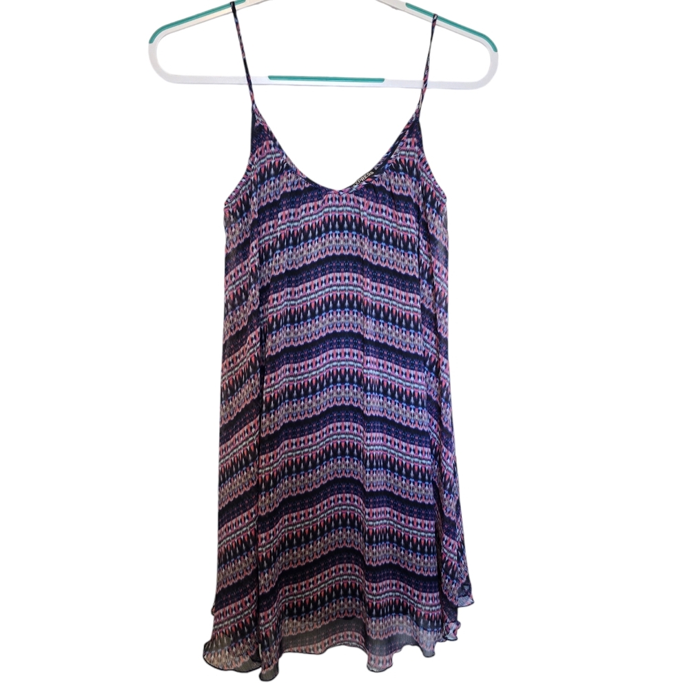 3/$15 Express Patterned Slip Dress Size XS